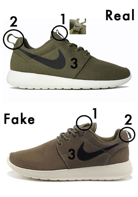 nike roshe run fake vs original|how to check for fake nikes.